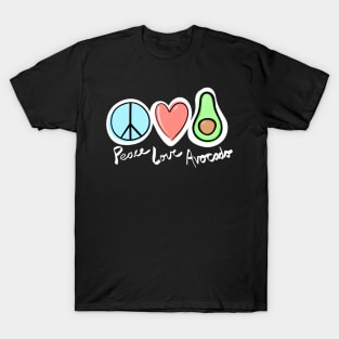 Peace Love Avocado T-Shirt